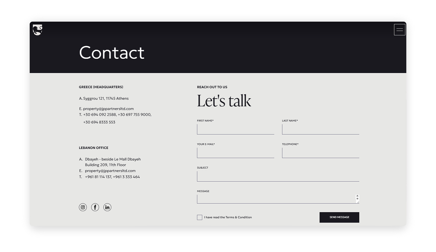 contact WEB DEVELOPMENT AND DESIGN