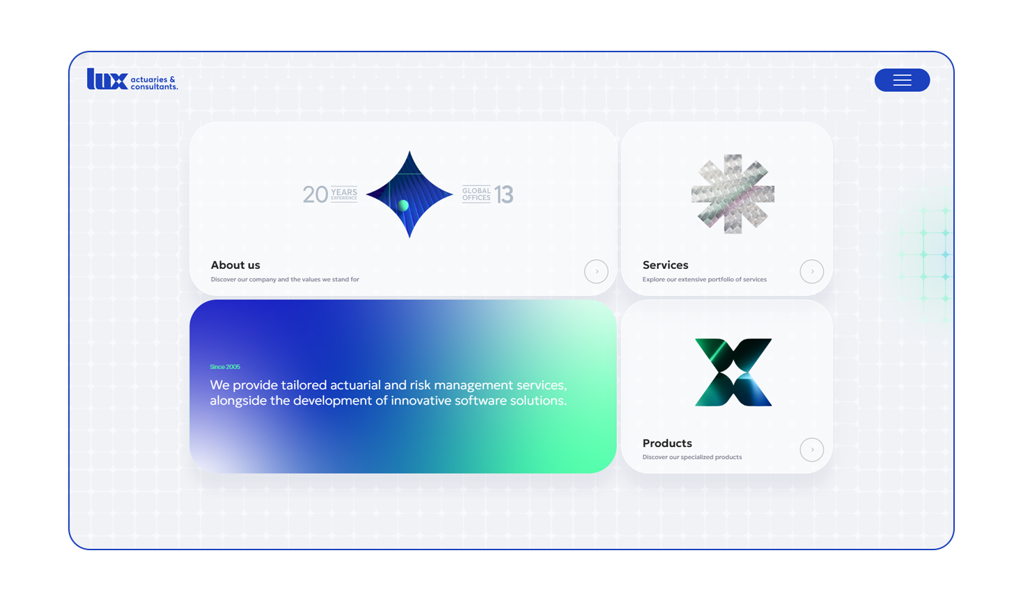Various depictions of the home page WEB DEVELOPMENT AND DESIGN