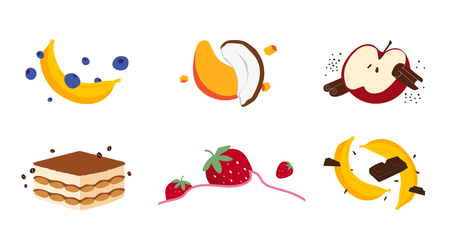 All the flavor designs GRAPHIC DESIGN