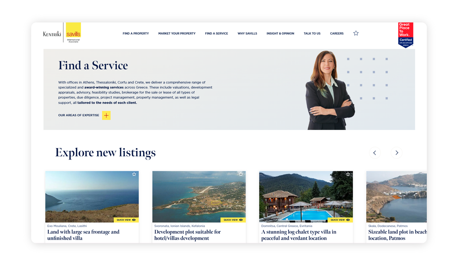 Various depictions of the homepage WEB DESIGN AND DEVELOPMENT
