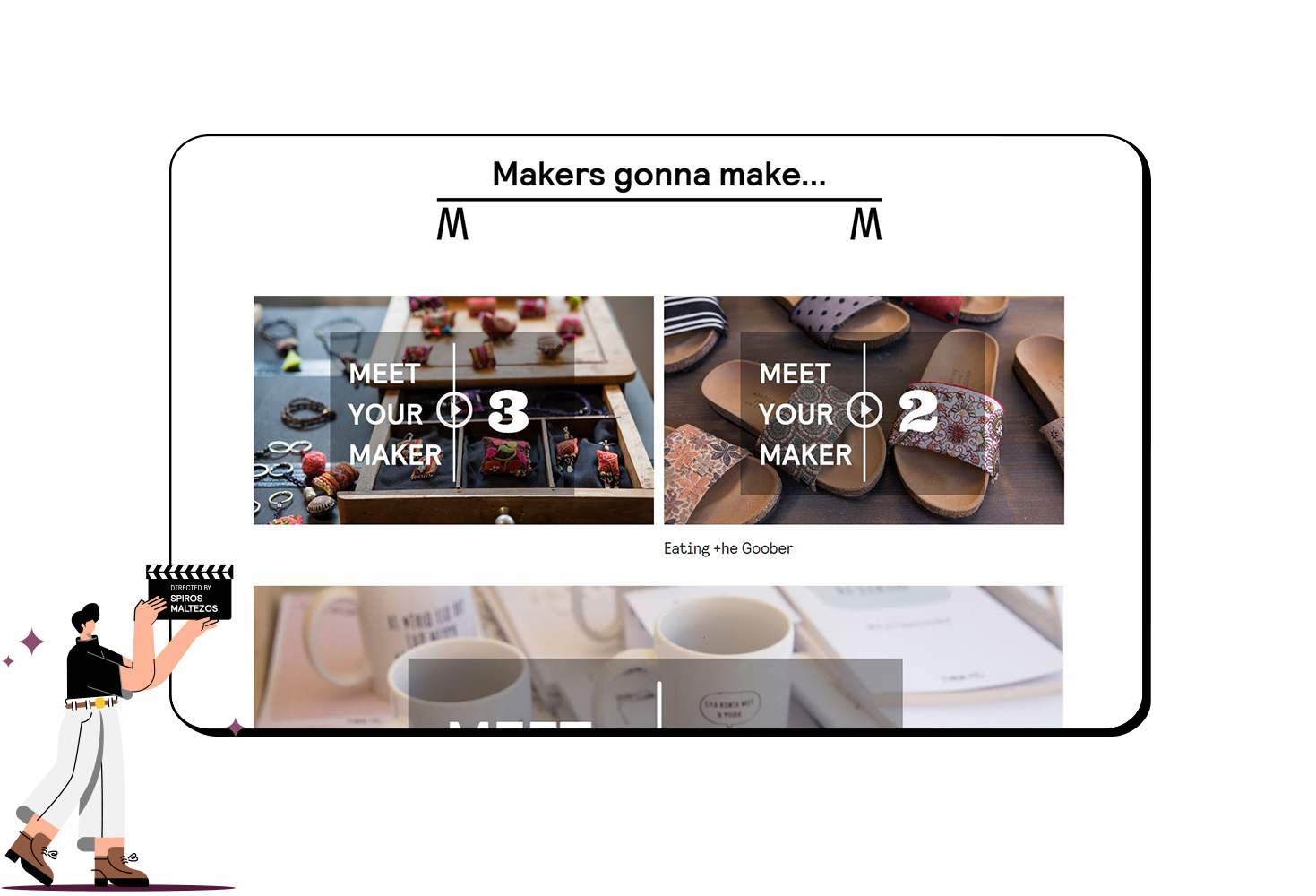 
Meet Your Maker Series Page E-COMMERCE DESIGN AND DEVELOPMENT
