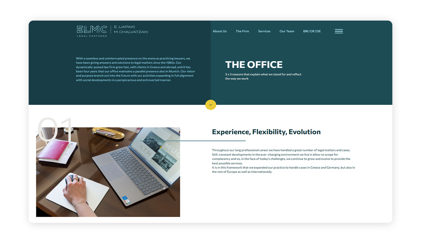 The Firm Overview WEB DESIGN AND DEVELOPMENT