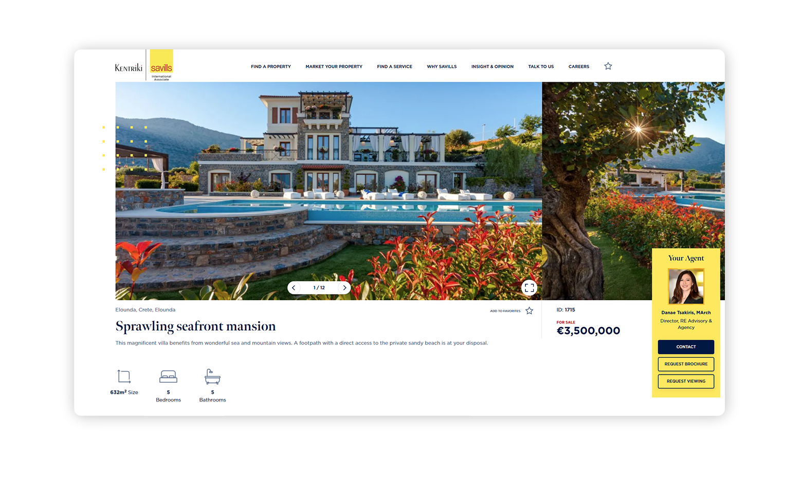 Επισκόπηση Πολυτελών Ακινήτων ΣΧΕΔΙΑΣΜΟΣ ΚΑΙ ΑΝΑΠΤΥΞΗ ΙΣΤΟΣΕΛΙΔΑΣ