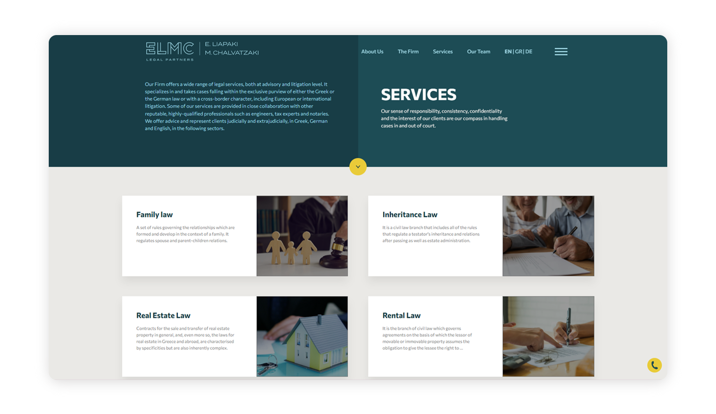 Services WEB DESIGN AND DEVELOPMENT