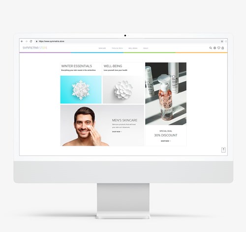 E-COMMERCE WEBSITE - Symmetria Store e-shop
