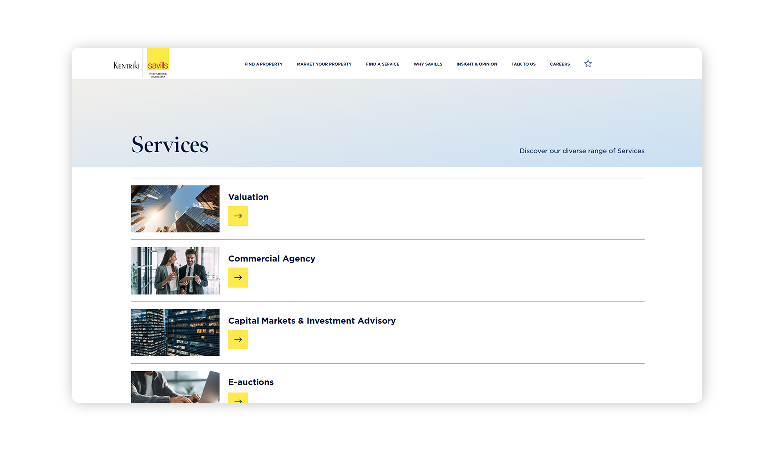 Εξερεύνηση Υπηρεσιών ΣΧΕΔΙΑΣΜΟΣ ΚΑΙ ΑΝΑΠΤΥΞΗ ΙΣΤΟΣΕΛΙΔΑΣ