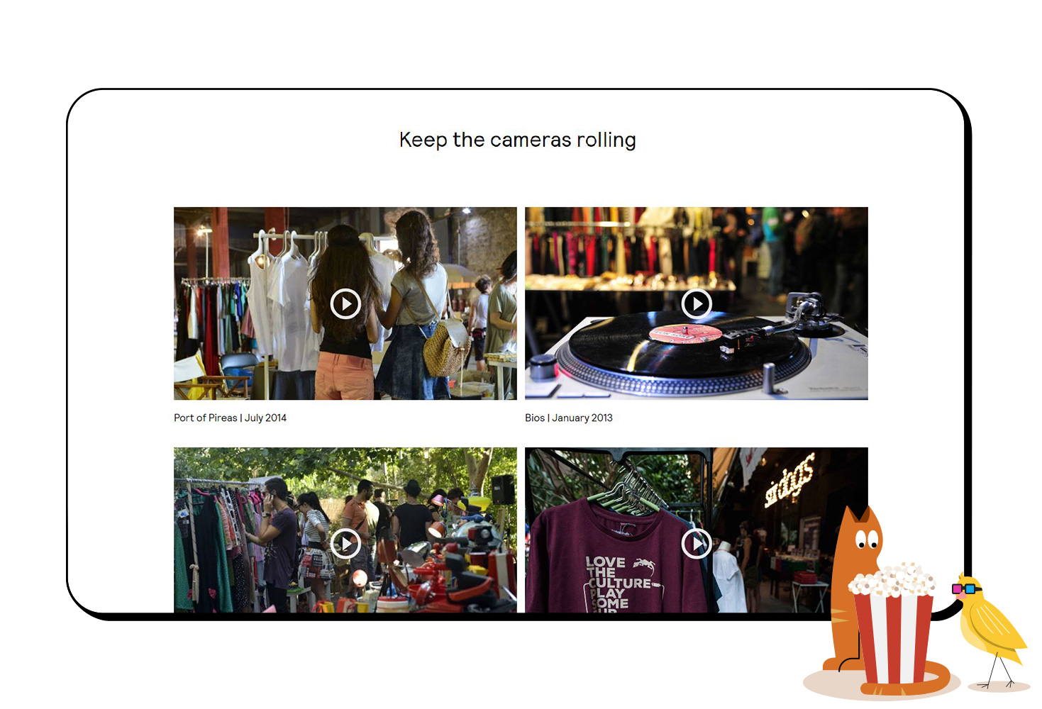The Meet Market Video Gallery E-COMMERCE DESIGN AND DEVELOPMENT