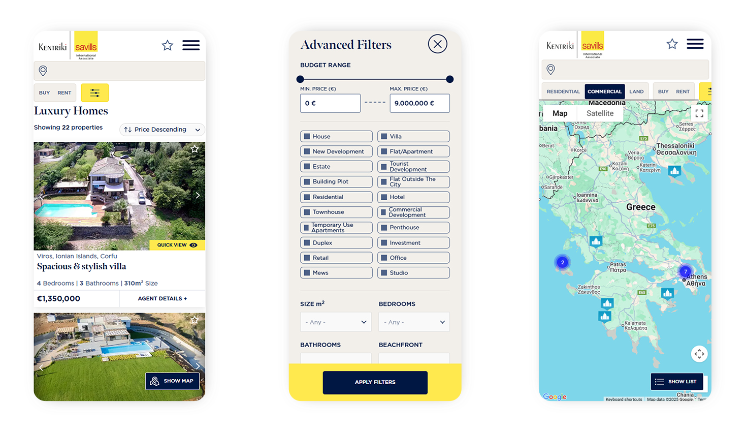 Mobile view of the website WEB DESIGN AND DEVELOPMENT