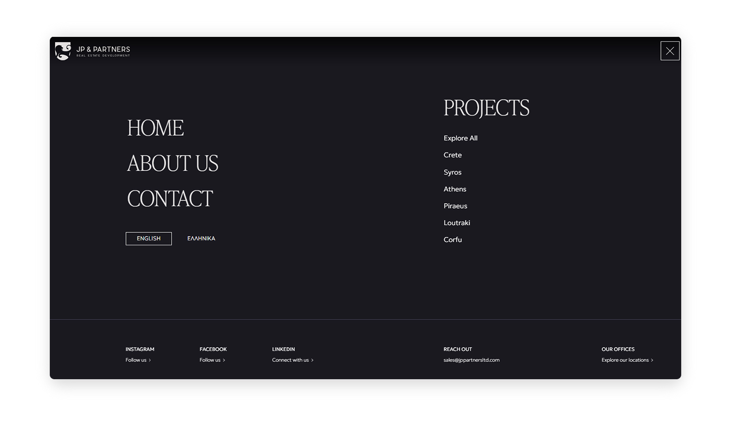 Various depictions of the home page WEB DEVELOPMENT AND DESIGN