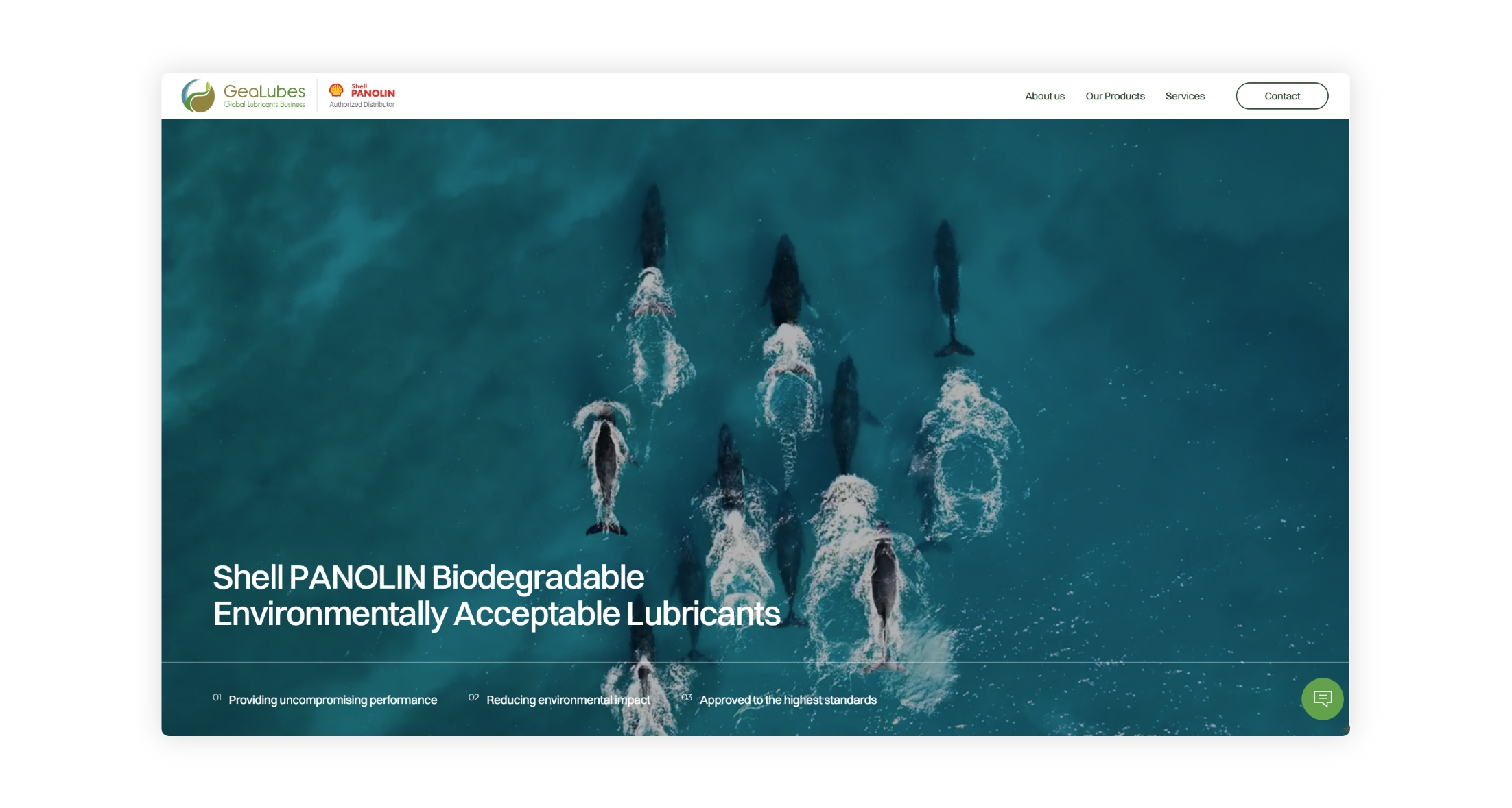 View of the homepage WEB DESIGN AND DEVELOPMENT