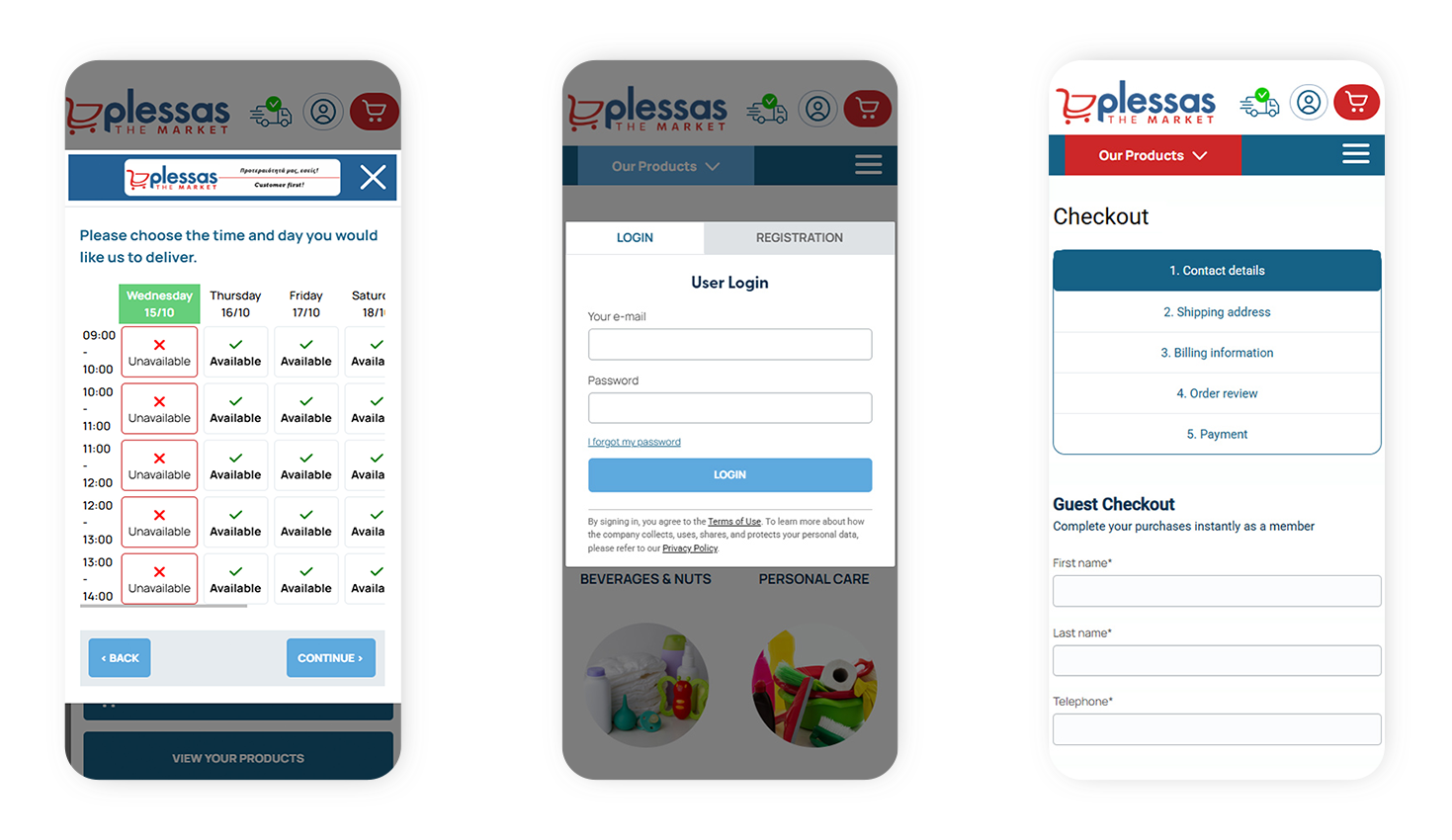 Mobile view of the website WEB DESIGN AND DEVELOPMENT