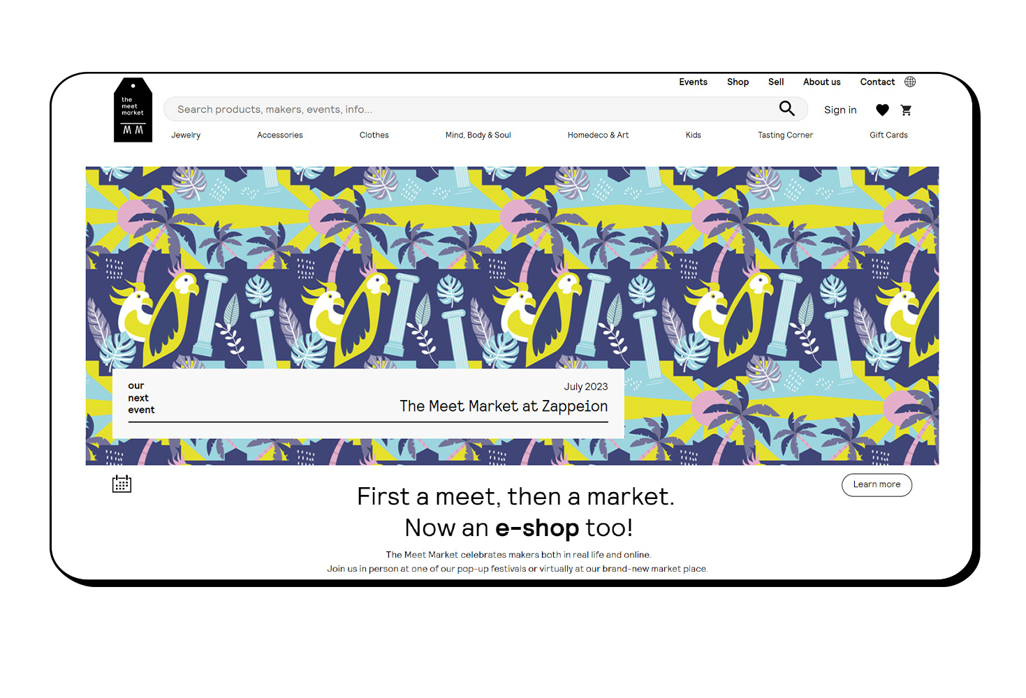 E-COMMERCE DESIGN AND DEVELOPMENT The Meet Market online marketplace