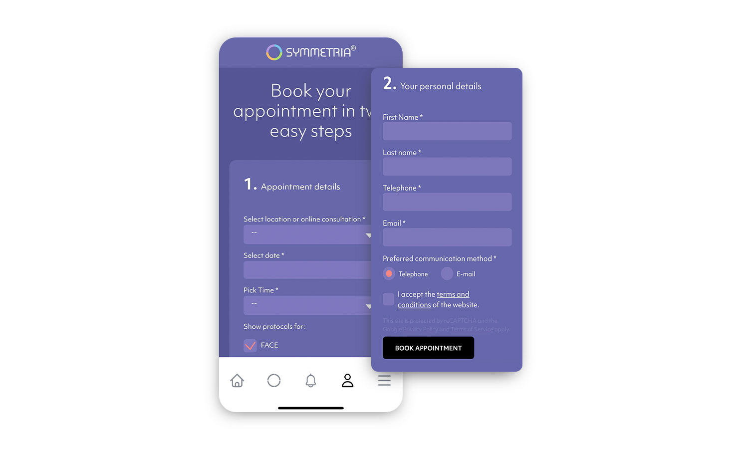ΣΧΕΔΙΑΣΜΟΣ ΚΑΙ ΑΝΑΠΤΥΞΗ MOBILE APPLICATION SYMMETRIA® App