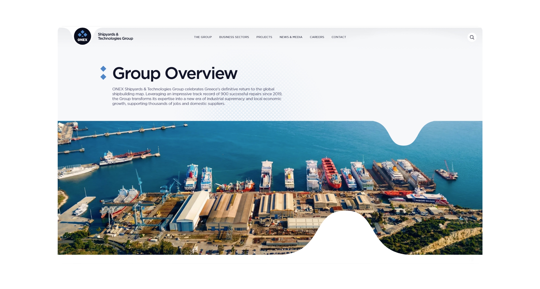 Group Overview page WEB DESIGN AND DEVELOPMENT
