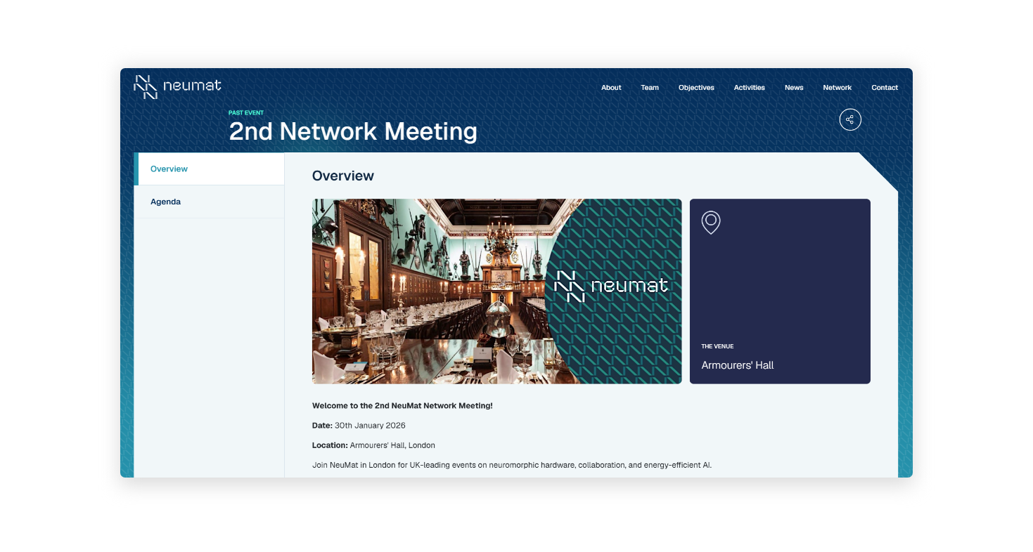 Event Overview WEB DESIGN AND DEVELOPMENT