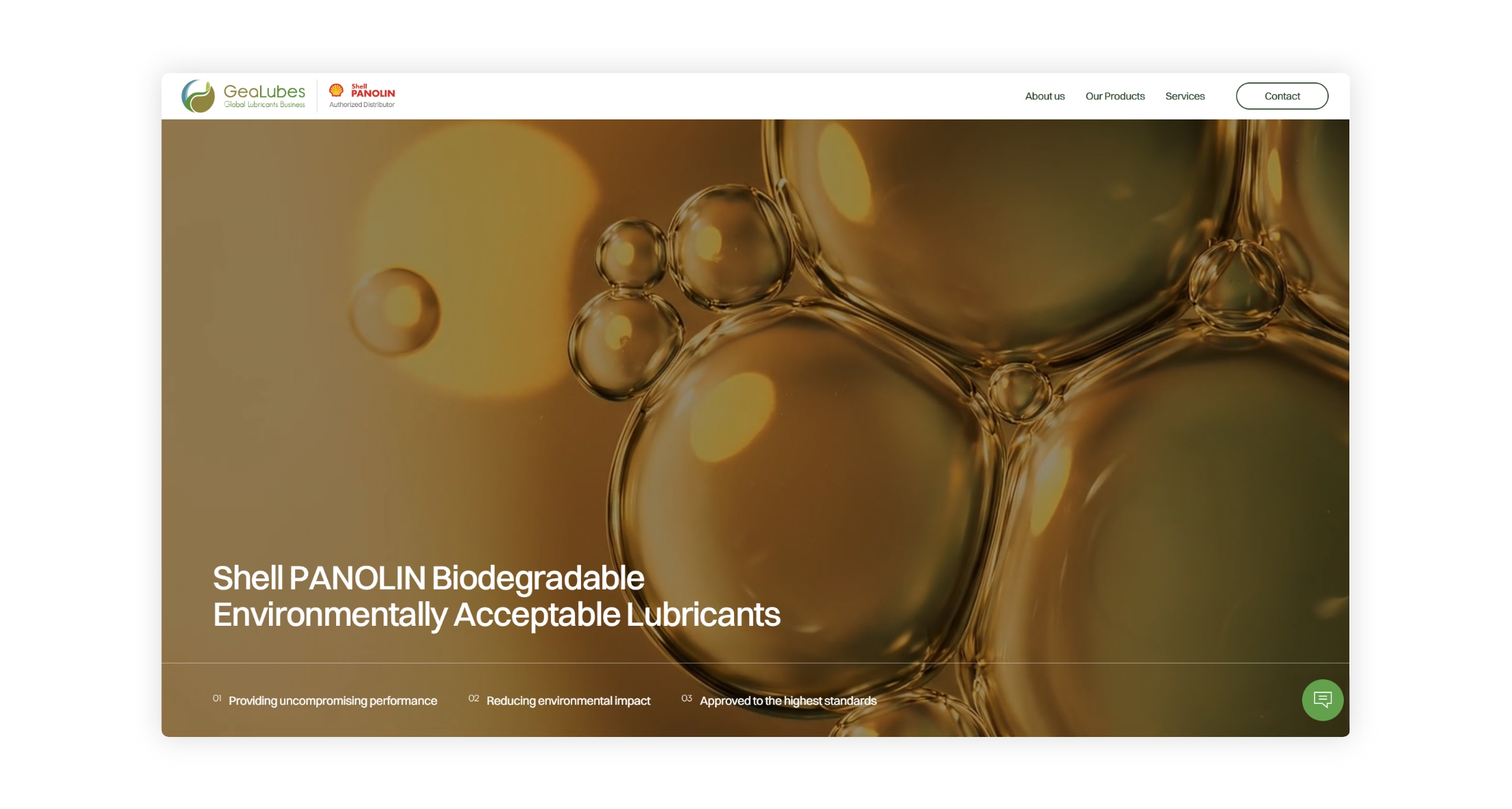 View of the homepage WEB DESIGN AND DEVELOPMENT