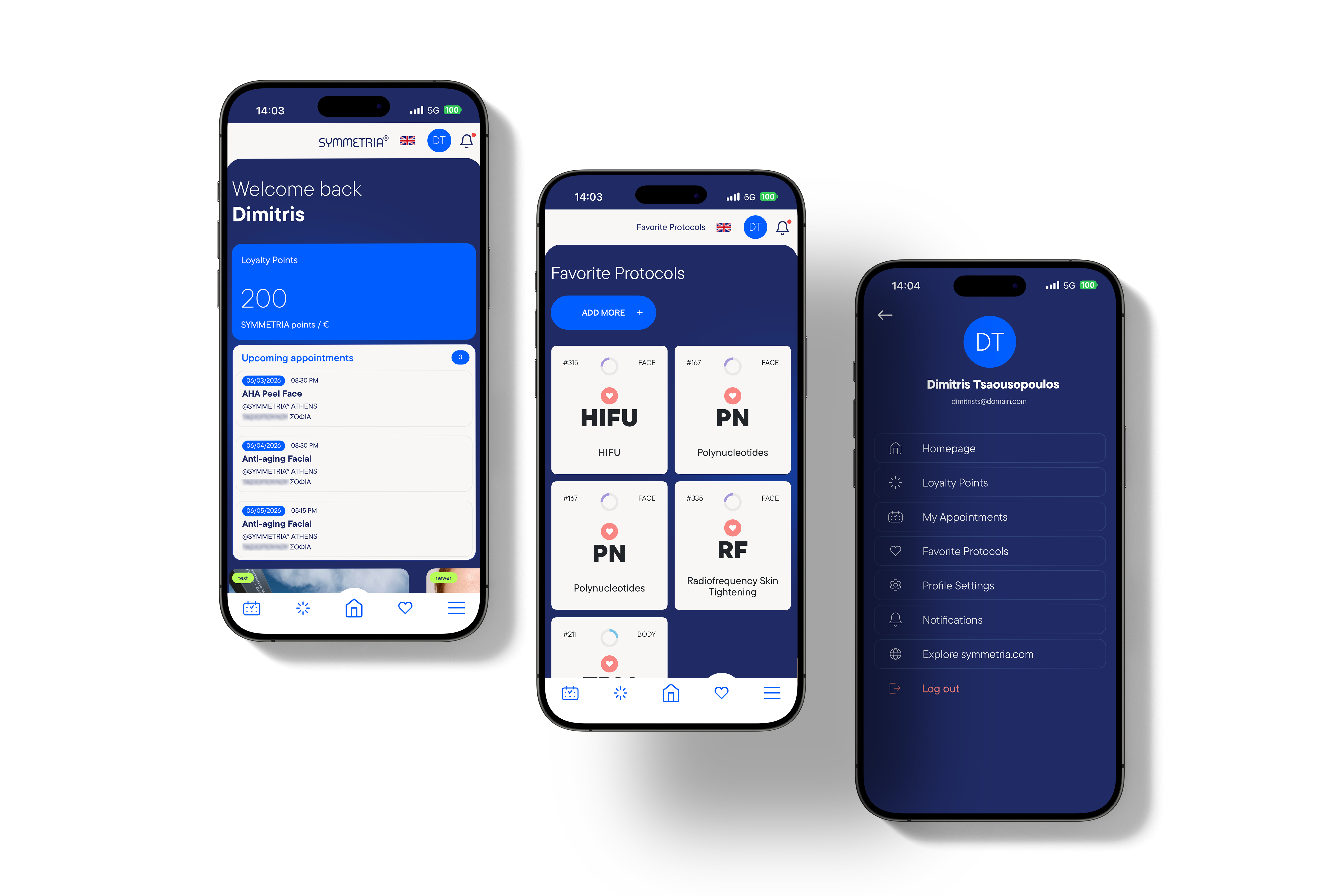 MOBILE APPLICATION DESIGN AND DEVELOPMENT SYMMETRIA® mobile app