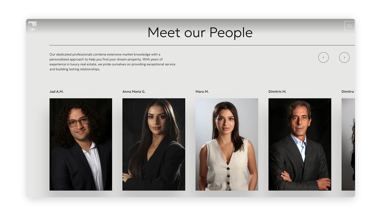 Depiction of the projects page on a laptop screen WEB DEVELOPMENT AND DESIGN