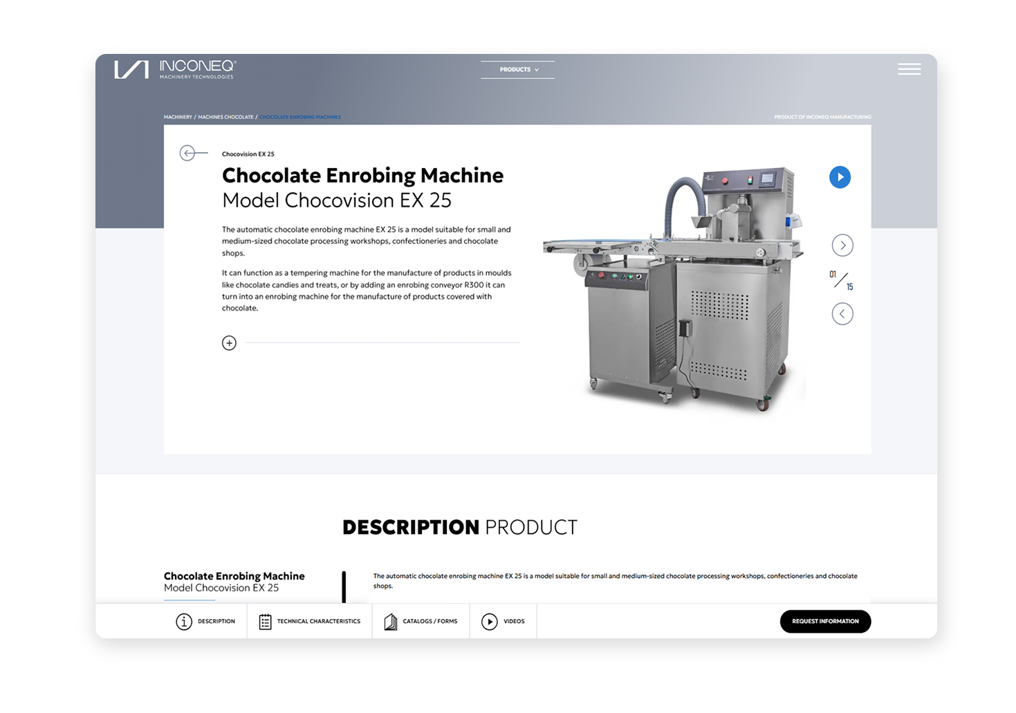 Σελίδα Λεπτομερειών Προϊόντος ΣΧΕΔΙΑΣΜΟΣ ΚΑΙ ΑΝΑΠΤΥΞΗ ΙΣΤΟΣΕΛΙΔΑΣ