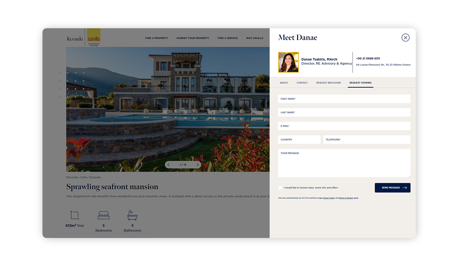 Επισκόπηση Κατοικιών – Στοιχεία Επικοινωνίας ΣΧΕΔΙΑΣΜΟΣ ΚΑΙ ΑΝΑΠΤΥΞΗ ΙΣΤΟΣΕΛΙΔΑΣ
