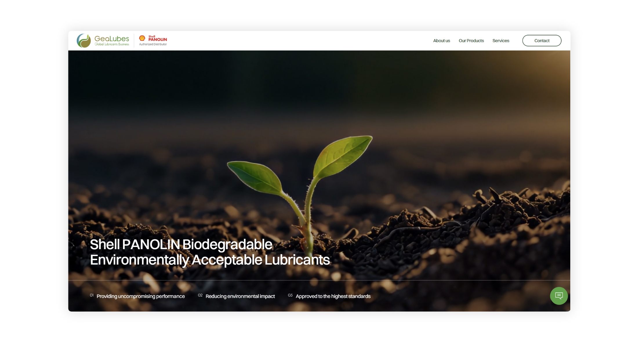 View of the homepage WEB DESIGN AND DEVELOPMENT