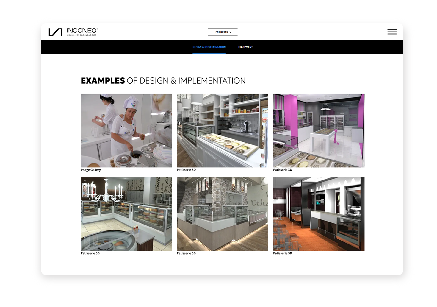Design & Implementation Gallery WEB DESIGN AND DEVELOPMENT