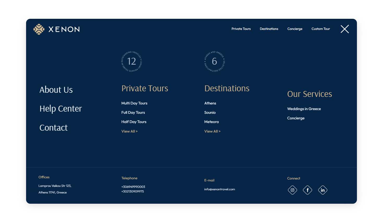Menu WEB DESIGN AND DEVELOPMENT