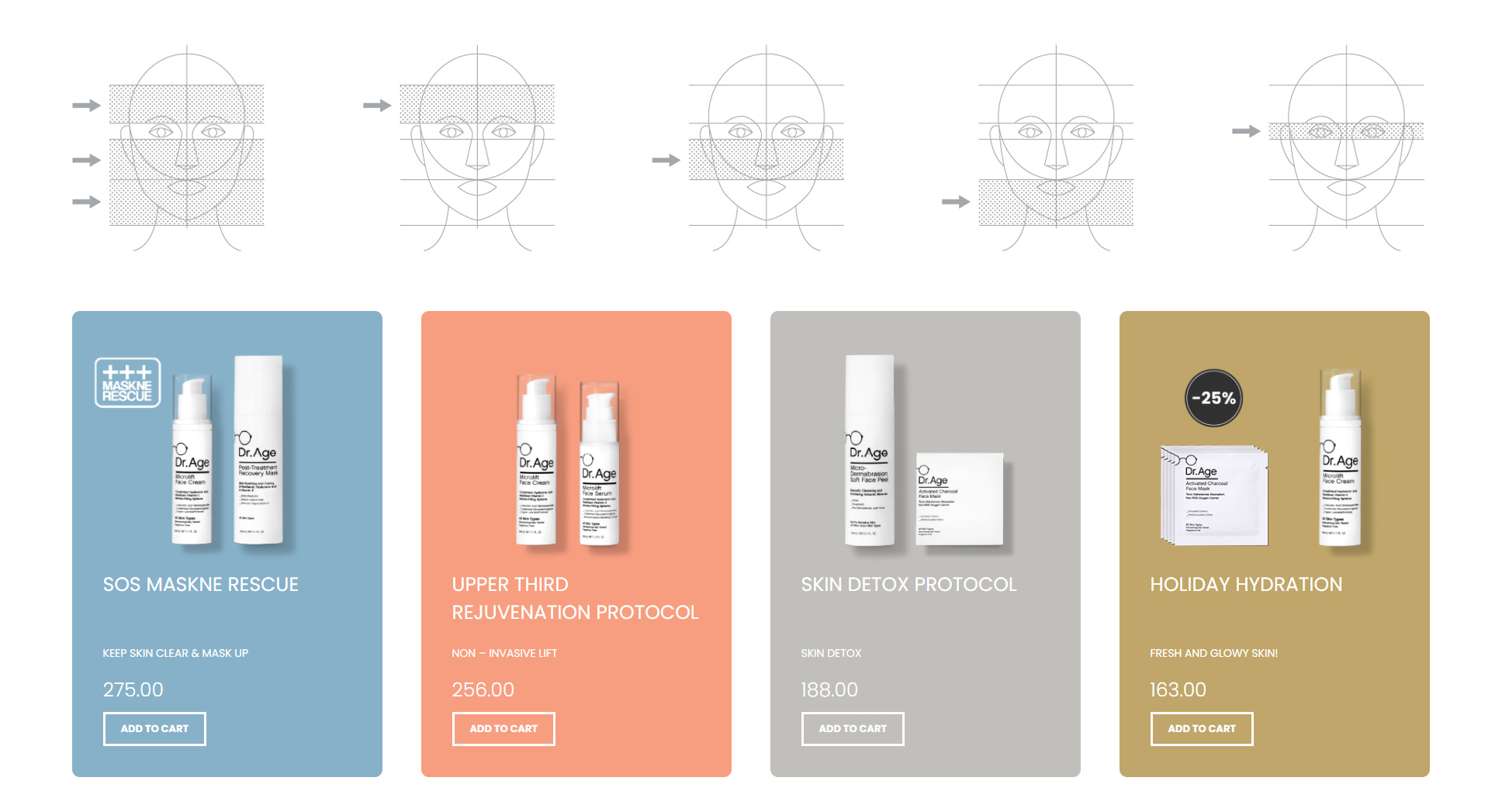 Rule of thirds & Dr. Age Protocols COSMETICS