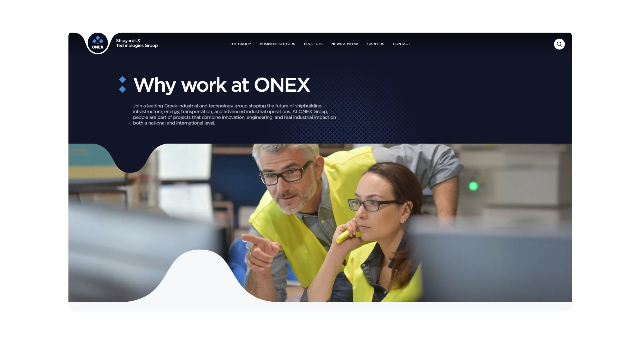 Careers page - Why work at ONEX WEB DESIGN AND DEVELOPMENT