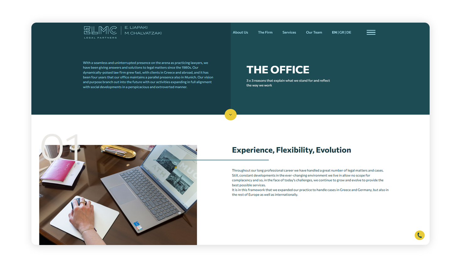 The Firm Overview WEB DESIGN AND DEVELOPMENT