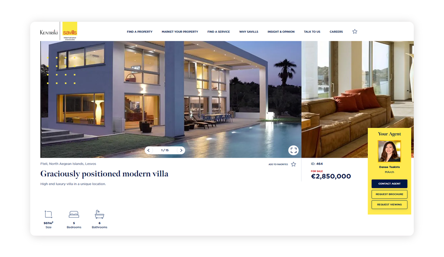 The Residential Overview Page WEB DESIGN AND DEVELOPMENT