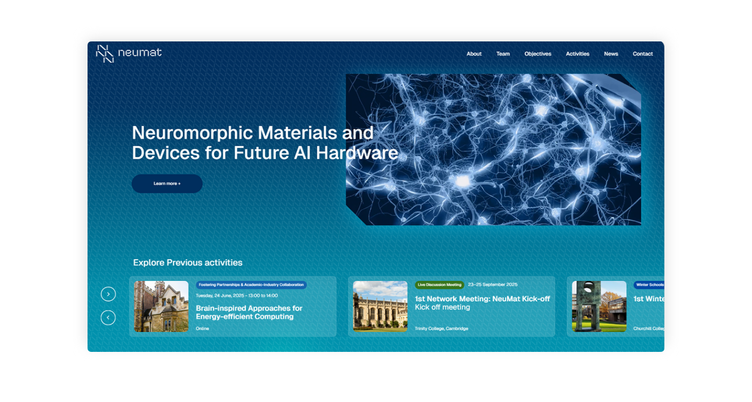 WEB DESIGN AND DEVELOPMENT NeuMat